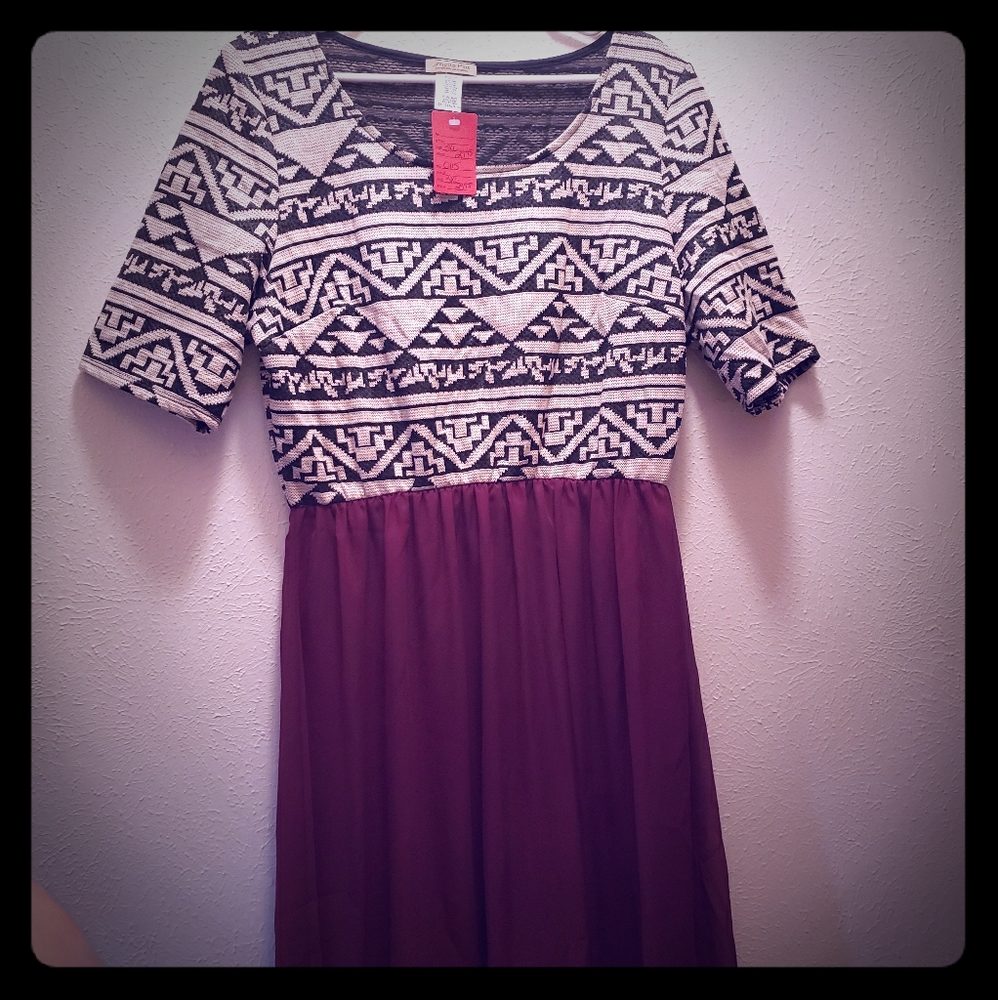 Aztec ruby dress